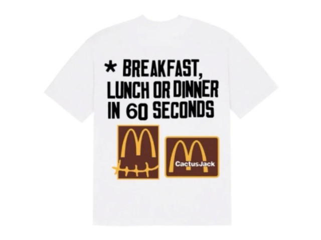 Travis Scott Travis Scott x McDonald Breakfast Tee White - view 2