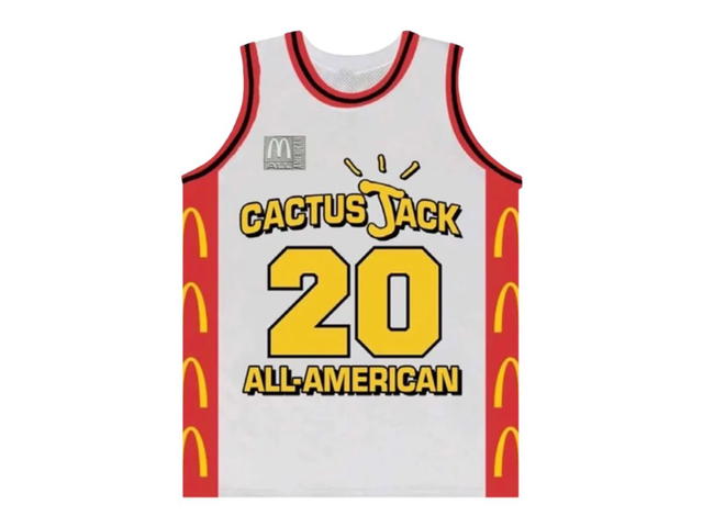 Travis Scott Travis Scott x McDonald's Cactus Jack All American Jersey White - view 1