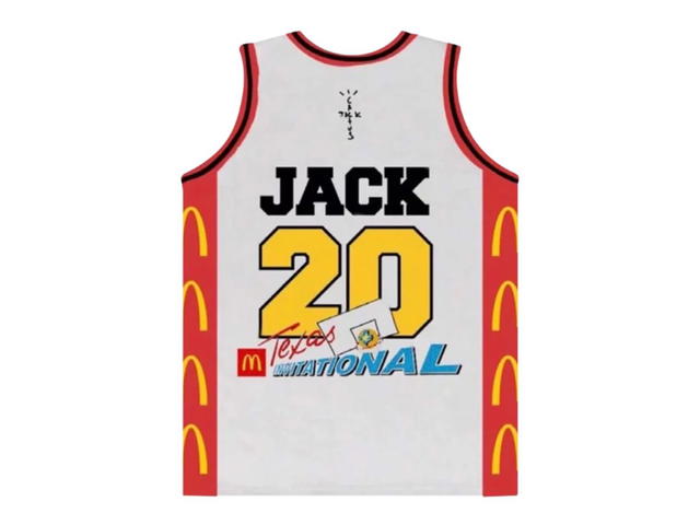 Travis Scott Travis Scott x McDonald's Cactus Jack All American Jersey White - view 2
