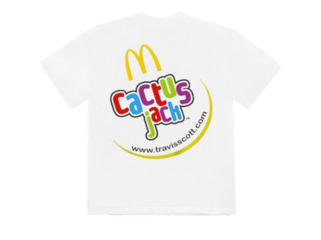 Travis Scott Travis Scott x McDonald's Cj Smile T-Shirt White - view 1
