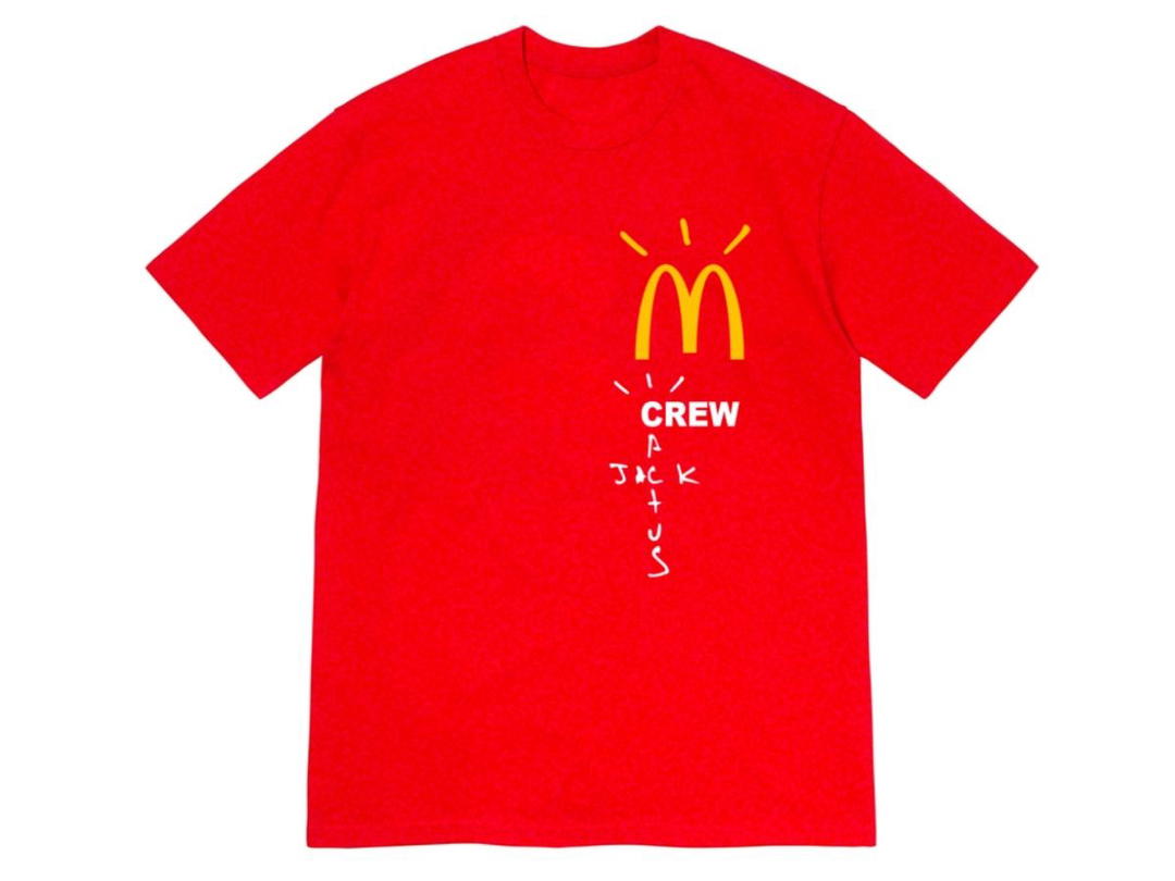 Travis Scott Travis Scott x McDonald's Crew T-Shirt Red
