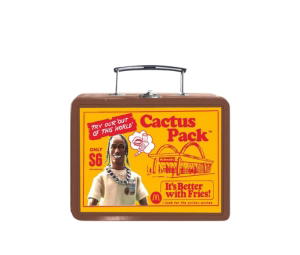 Buy Travis Scott X Mcdonalds Cactus Pack Vintage Metal Lunchbox Brown-Yellow at Sasom – Authentic and Ready to Ship