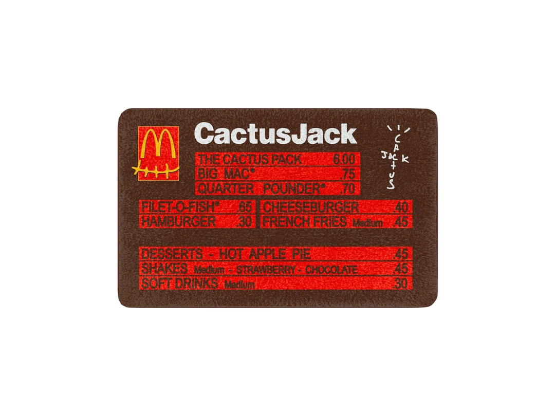 Travis Scott Travis Scott x McDonalds CJ Menu Rug