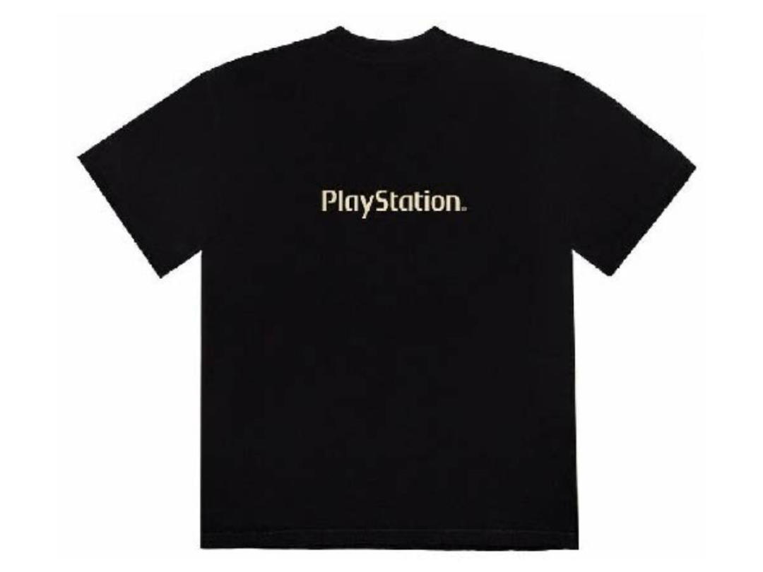 Travis Scott Travis Scott x PlayStation MotherBoard logo Tee (BLACK)
