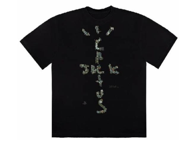 Travis Scott Travis Scott x PlayStation MotherBoard logo Tee (BLACK) - view 2