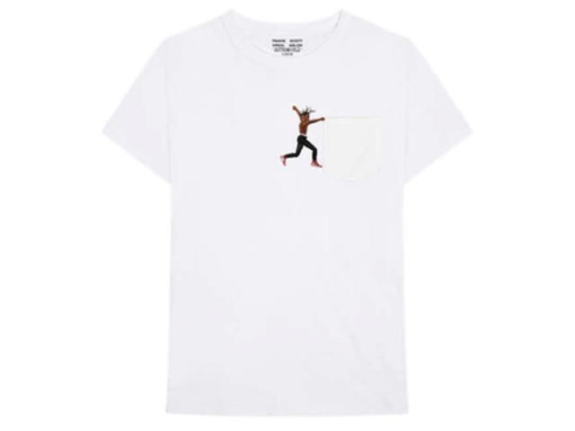 Travis Scott Travis Scott x Virgil Abloh By A Thread (Off-White AJ1 Version) Tee White - view 2