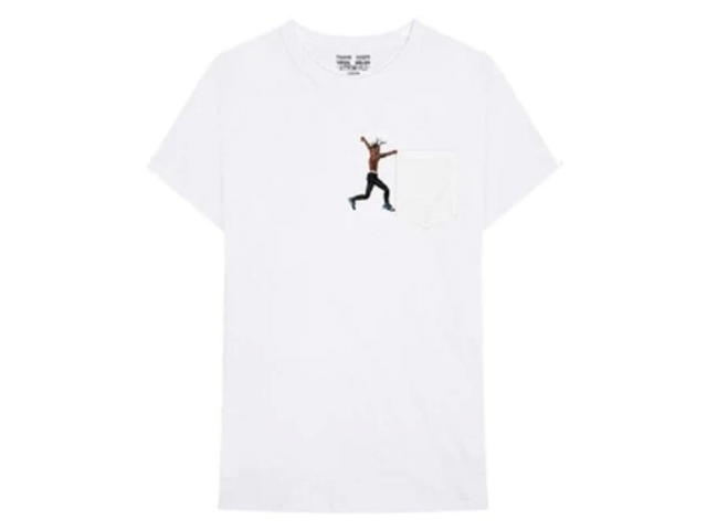 Travis Scott Travis Scott x Virgil Abloh By A Thread Tee (Cactus Jack Version) White - view 2