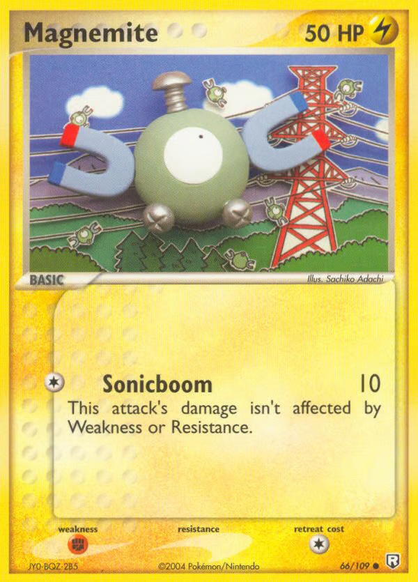 Pokemon Pokemon Magnemite C [TRR 66/109] EX "Team Rocket Returns" [ReverseHolo] (EN)