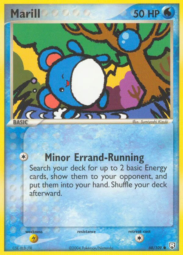 Pokemon Pokemon Marill C [TRR 68/109] EX "Team Rocket Returns" [ReverseHolo] (EN)