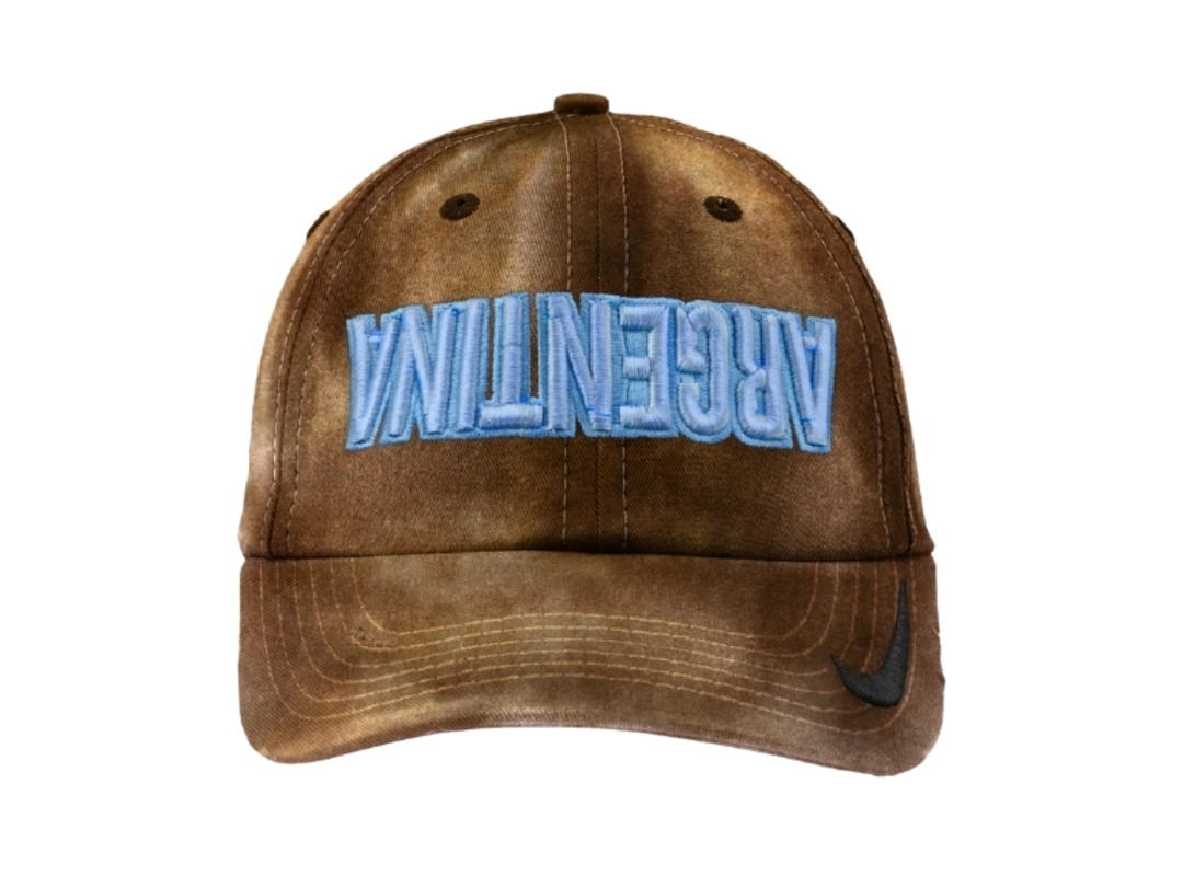 Travis Scott Travis Scott CJ X Nike Argentina Distressed Total 90 Hat Brown