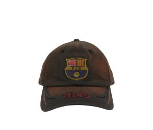 Travis Scott x FC Barcelona 1899 Distressed Hat Black