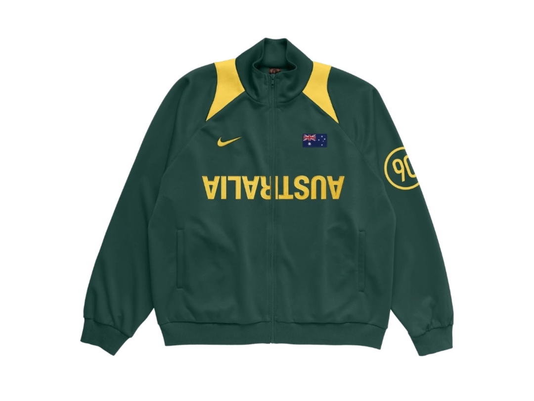 Travis Scott Travis Scott CJ X Nike Australia Total 90 Anthem Jacket Green Yellow
