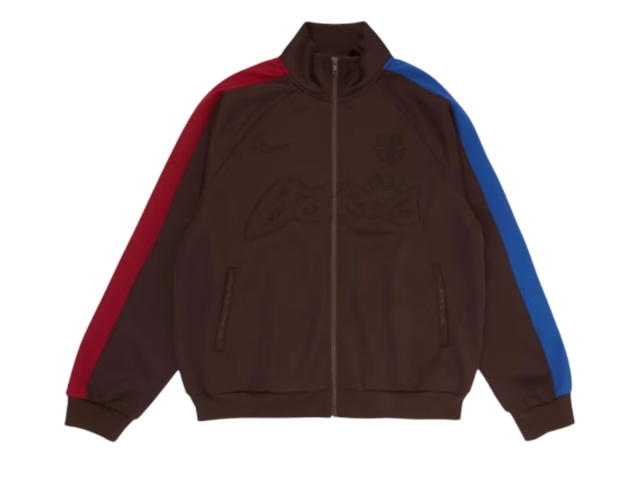 Travis Scott Travis Scott x Nike x FC Barcelona Retro Zip Anthem Jacket Black - view 1