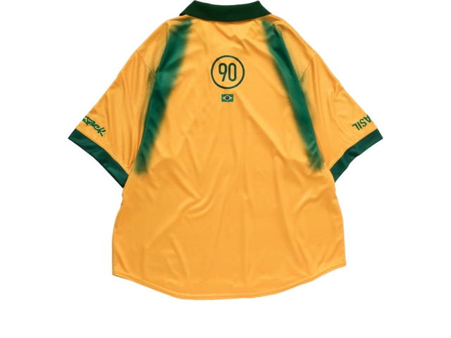 Travis Scott Travis Scott CJ X Nike Brasil Total 90 Retro Jersey Yellow Green - view 2