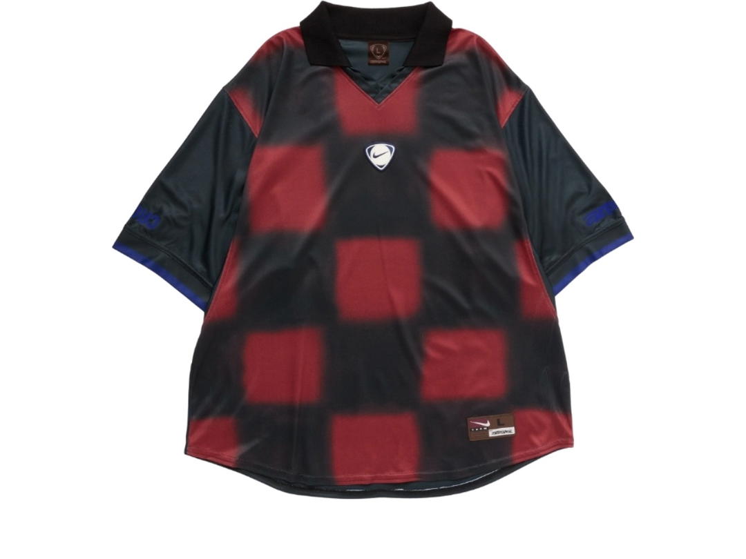 Travis Scott Travis Scott CJ X Nike Croatia Total 90 Retro Jersey Black Red Navy