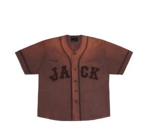 Buy Travis Scott CJ X Fragment X Nike Tokyo Jack Retro Baseball Jersey Brown at Sasom – Authentic and Ready to Ship
