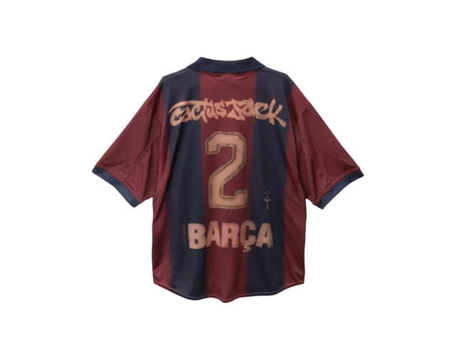 Travis Scott Travis Scott x Nike x FC Barcelona Retro 2000/01 Home Skeleton Jersey - view 2