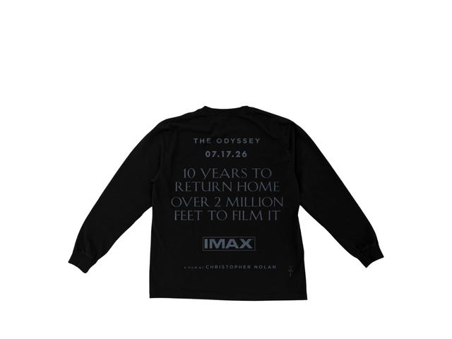 Travis Scott Travis Scott X The Odyssey X Imax 10 Years Longsleeve Black - view 2