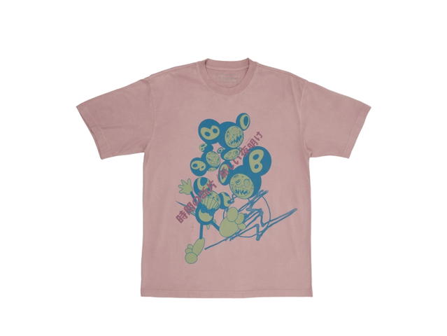 Travis Scott Travis Scott CJ X Fragment X Takashi Murakami The Dawn Tee Mauve - view 1
