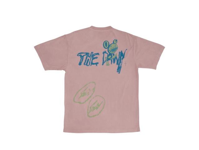 Travis Scott Travis Scott CJ X Fragment X Takashi Murakami The Dawn Tee Mauve - view 2