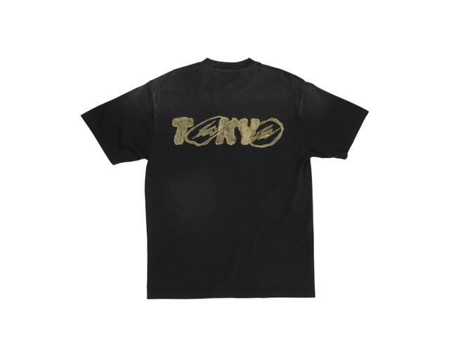 Travis Scott Travis Scott CJ X Fragment X Takashi Murakami Tokyo Jack Tee Black - view 2