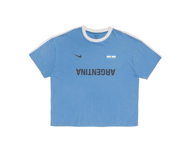 Travis Scott Travis Scott CJ X Nike Argentina Total 90 Tee Blue - view 1