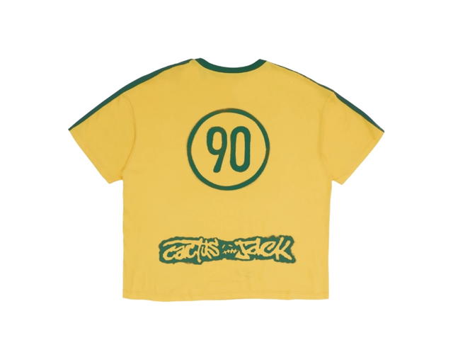Travis Scott Travis Scott CJ X Nike Brasil Total 90 Tee Yellow - view 2