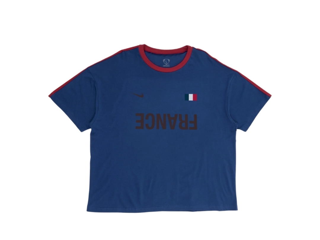Travis Scott Travis Scott CJ X Nike France Total 90 Tee Navy
