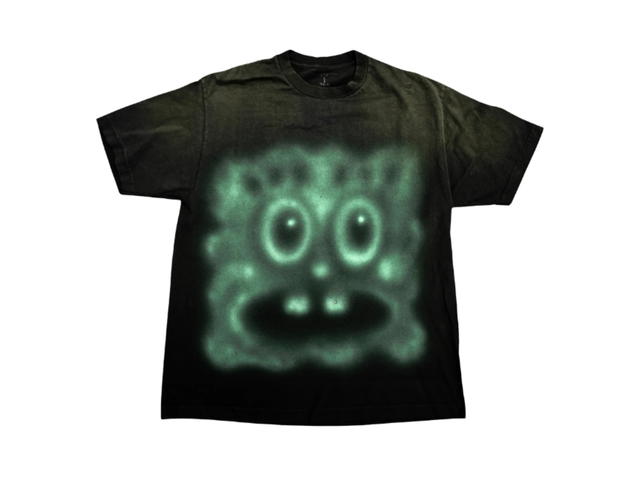 Travis Scott Travis Scott CJ X Spongebob Krabby Patty Tee Black - view 2