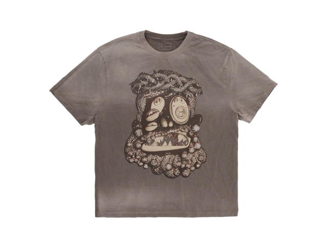 Travis Scott Travis Scott CJ X Takashi Murakami Melted Utopia Dream Tee Taupe - view 1