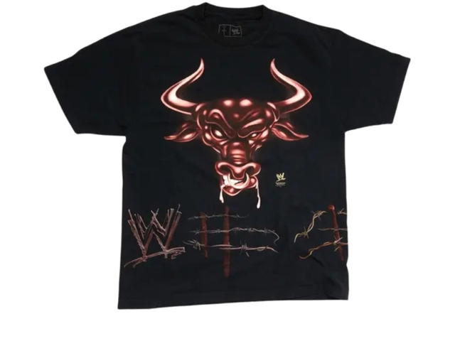 Travis Scott Travis Scott x WWE Know Your Role T-Shirt The Rock Black - view 1
