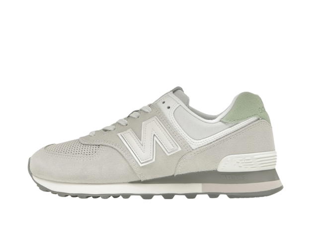 New Balance New Balance 574 Light Grey Mint Green (Women's) - view 2
