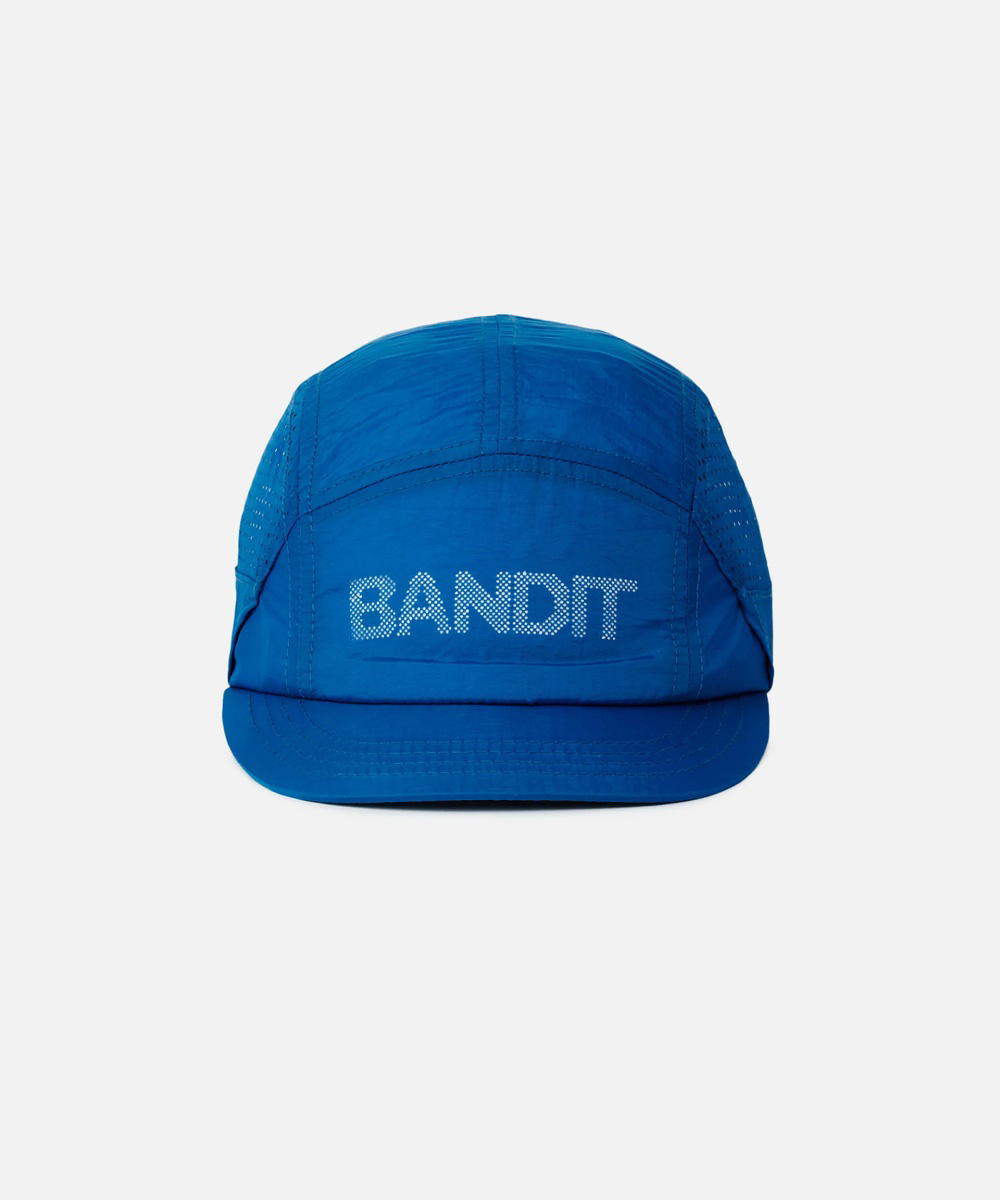 Bandit Running Bandit Running Nylon HumoFit Run Hat with Sunglasses Holder Ink Blue