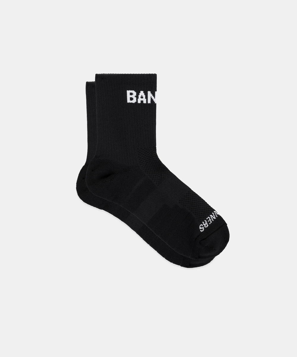Bandit Running Bandit Running Cushion Run Socks w/ CoolMax - Black OG (2 Pack) Black