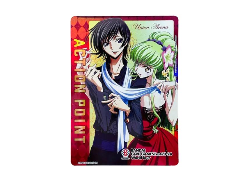 Union Arena Union Arena Action Point Card "Lelouch & C.C."[BCGF-CGH-UAPB-CGH-AP04] Code Geass Lelouch of the Rebellion") Special set