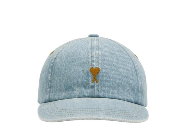 Ami Paris Ami Paris Ami de Coeur Denim Cotton Cap Used Blue - view 1