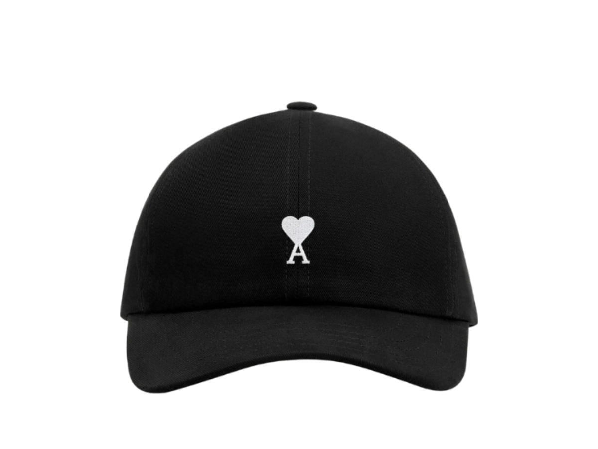 Ami Paris Ami Paris Ami de Coeur Cap Black