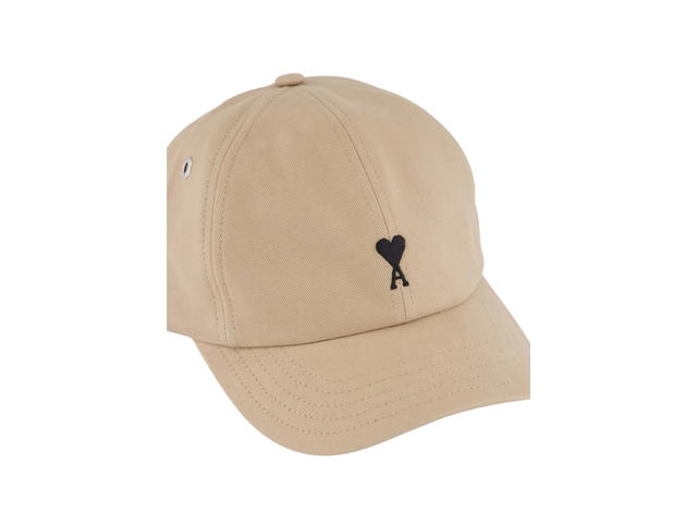 Ami Paris Ami Paris De Coeur Embroidery Cap White Coffee - view 3