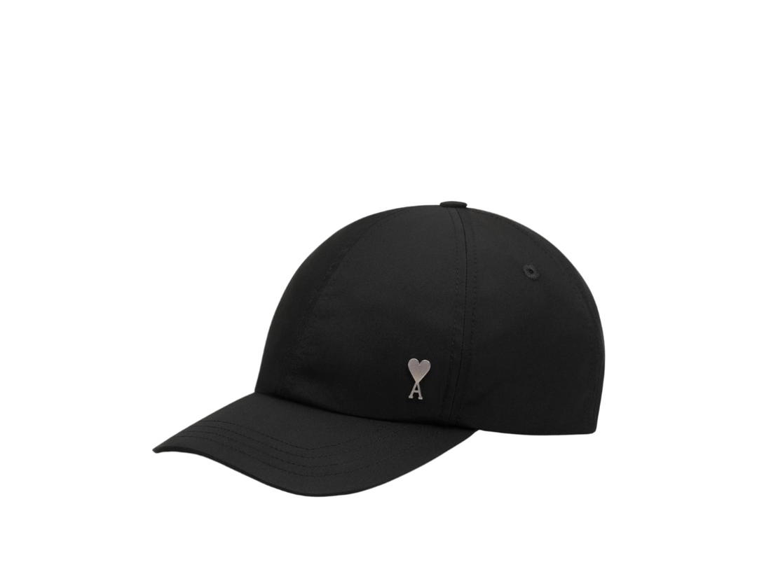 Ami Paris Ami Paris Ami De Coeur Stud Cap Black