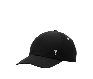 Buy Ami Paris Ami De Coeur Stud With Black Nylon And Cotton Cap at Sasom – Authentic and Ready to Ship