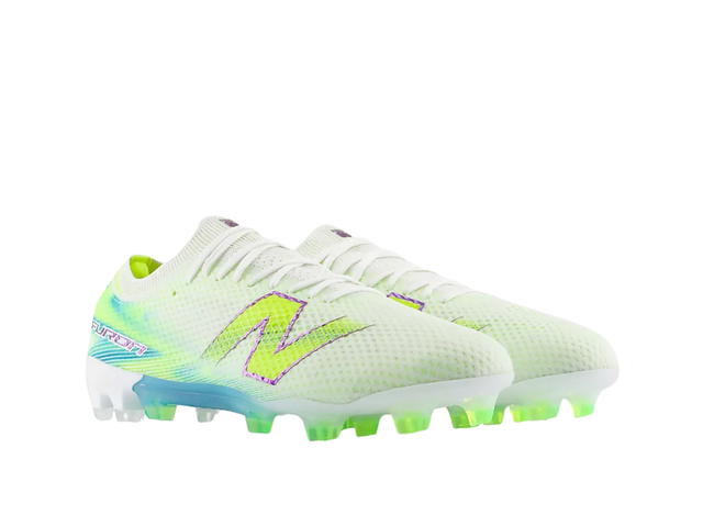 New Balance New Balance Furon Elite FG V9 White Alkaline Green - view 3