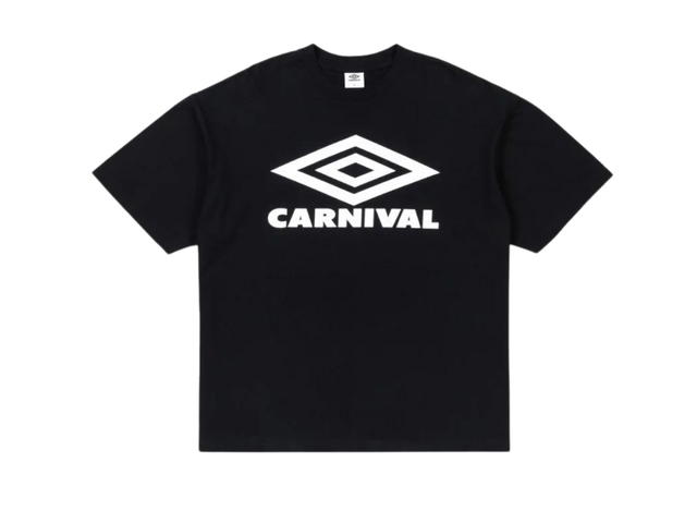 Carnival UMBRO x Carnival M Tee Logo Ovs Black - view 1