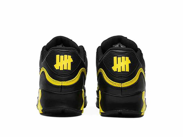 Nike Undefeated x Air Max 90 'Black Optic Yellow' - view 4