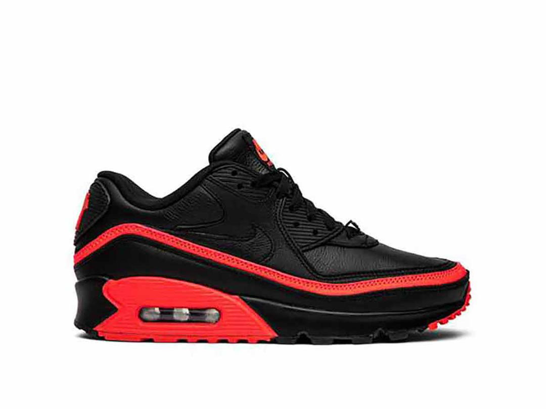 Nike Undefeated x Air Max 90 'Black Solar Red'