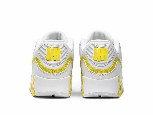 Nike Undefeated x Air Max 90 'White Optic Yellow' - view 4
