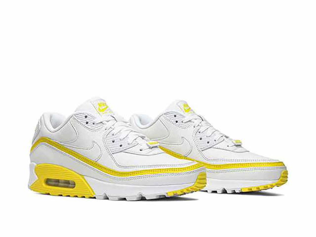 Nike Undefeated x Air Max 90 'White Optic Yellow' - view 5