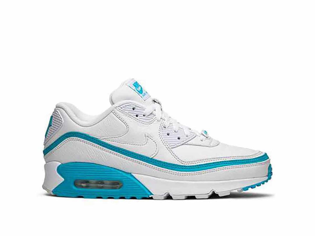 Nike Undefeated x Air Max 90 'White Blue Fury'