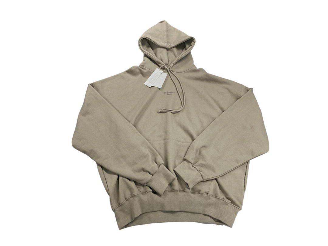 Undermycar Undermycar Mu.09 Anti Fxxking Logo Play Oversized Hoodie Mocha