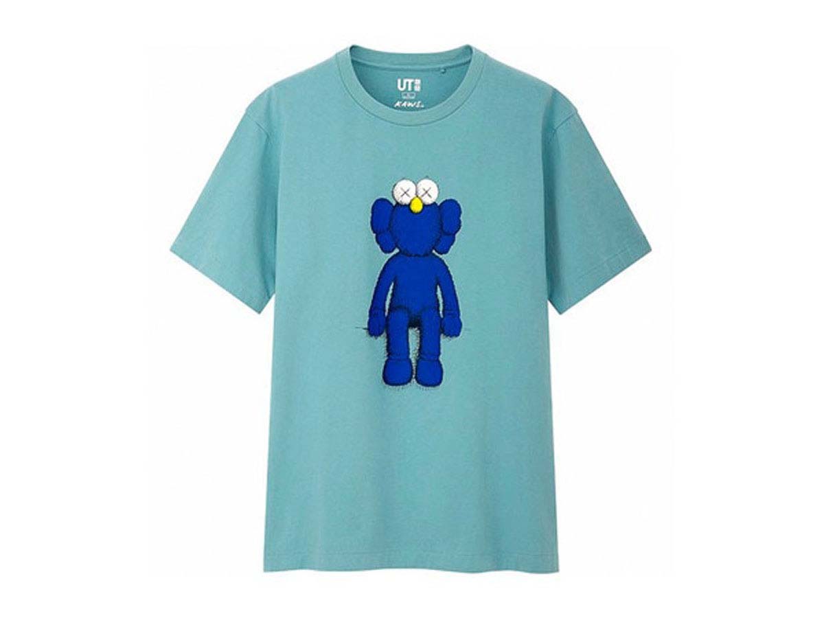 Kaws Uniqlo Kaws Blue BFF Tee Green