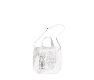 Buy Uniqlo KAWS + Warhol 2WAY Tote Bag White-473556 at Sasom – Authentic and Ready to Ship